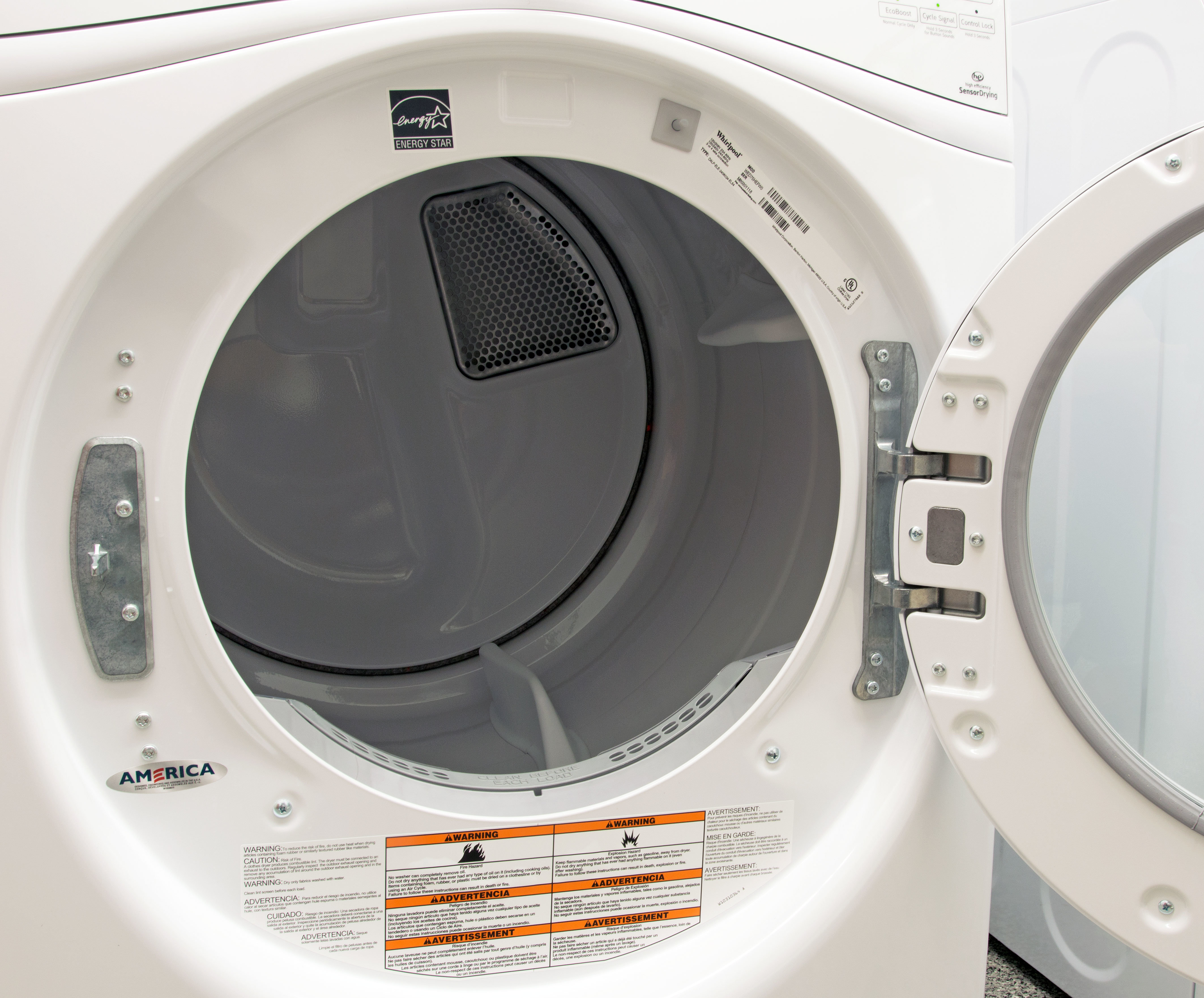 Whirlpool WED75HEFW WGD75HEFW Series Dryer Review Laundry