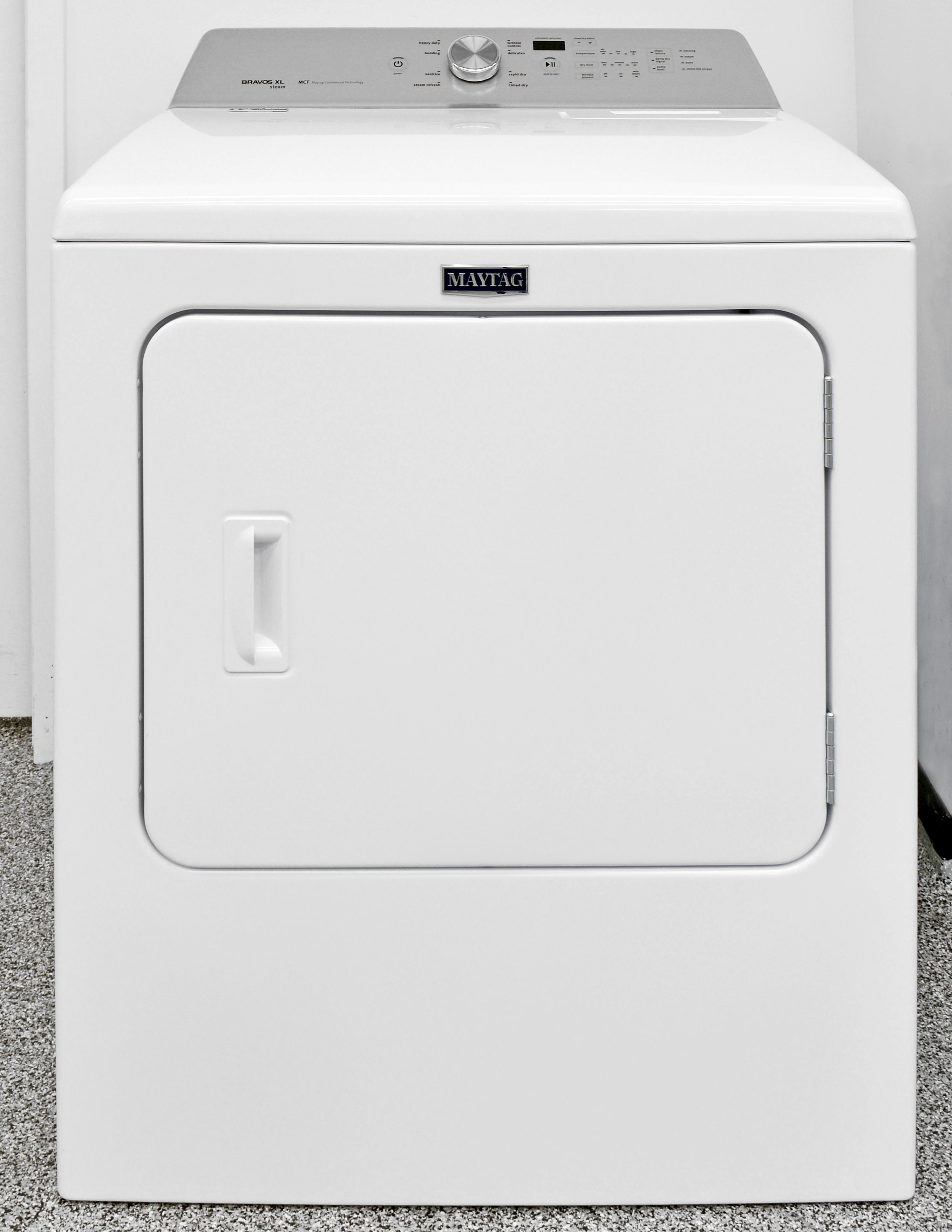 Maytag Bravos MEDB755DW Steam Electric Dryer Review Laundry