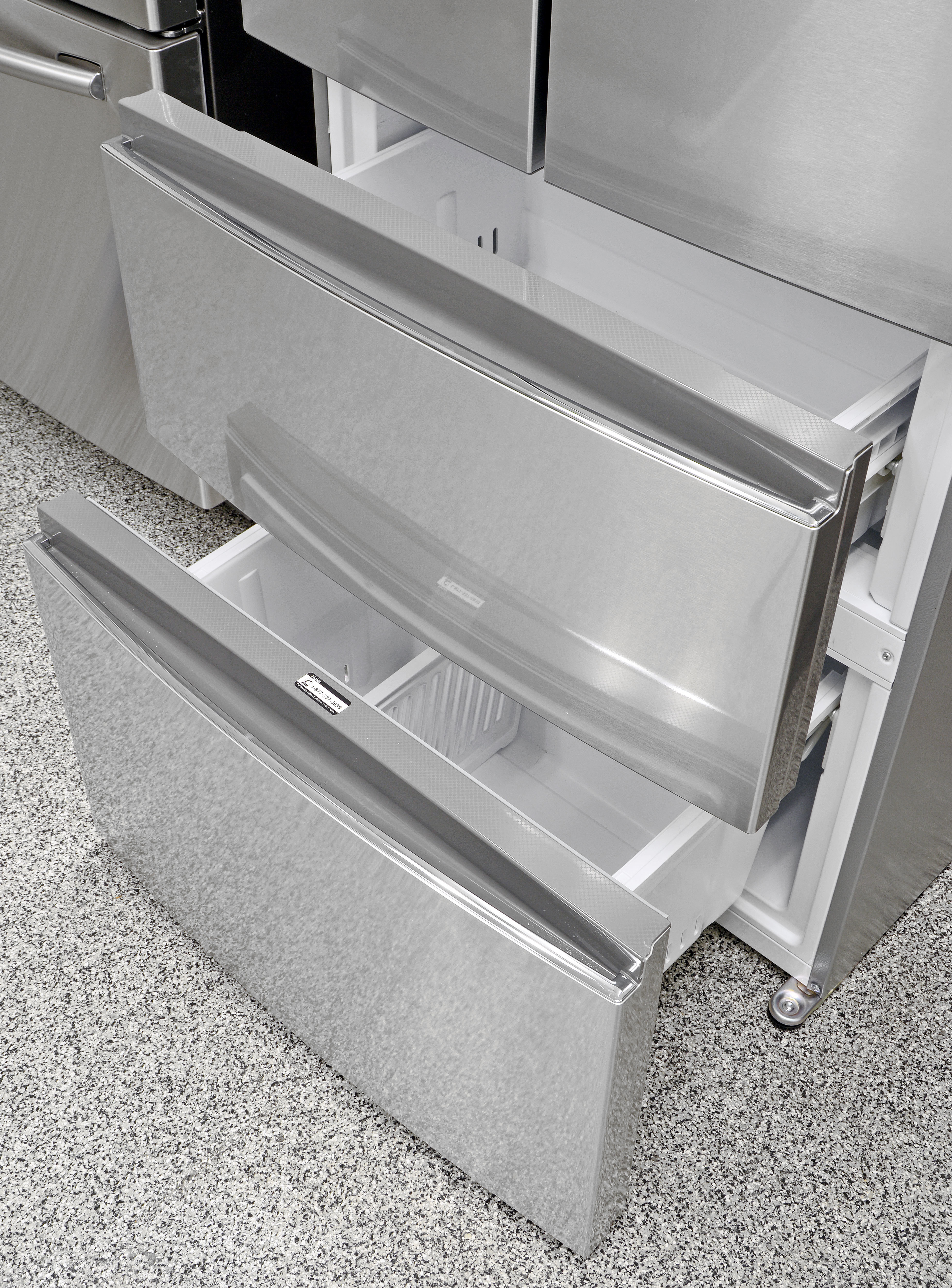 Haier HRF15N3AGS 28inch Compact French Door Counter Depth Refrigerator