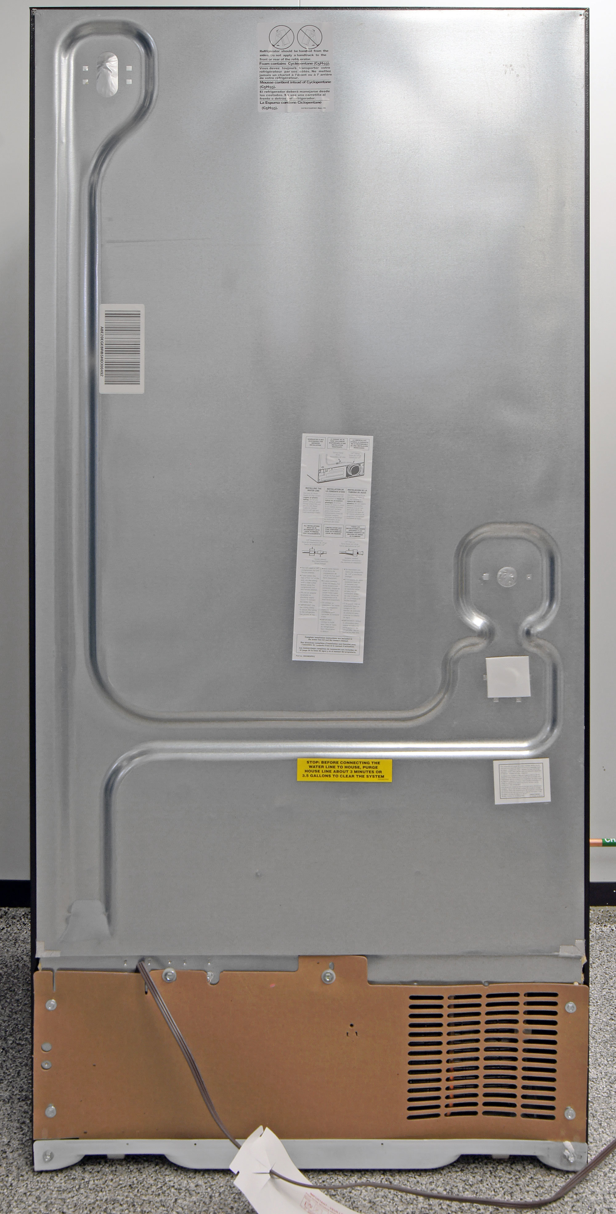 Ge profile refrigerator water line hookup