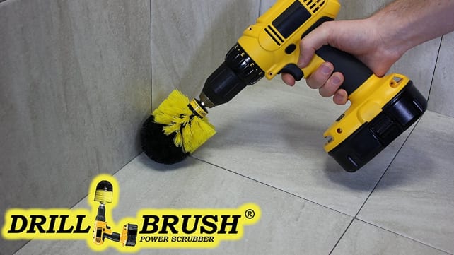 Drill Brush Bathroom Surfaces Cleaning Kit
