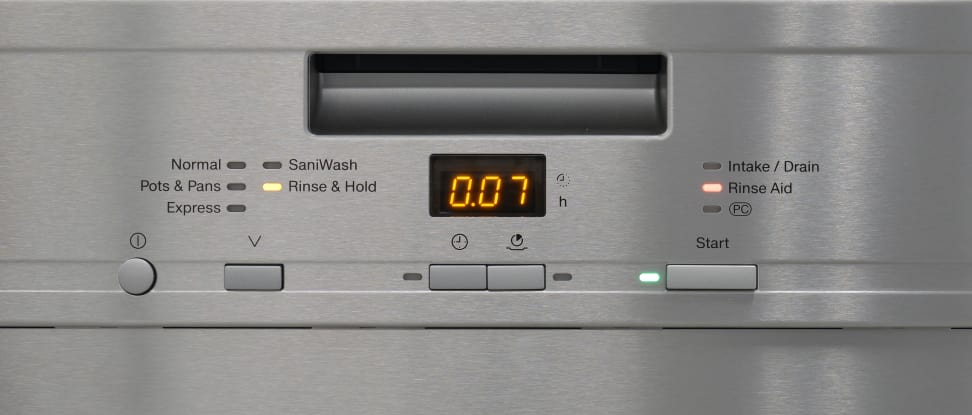 Miele G4925SCU—Control Panel