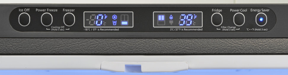 Samsung RF260BEAESR Controls