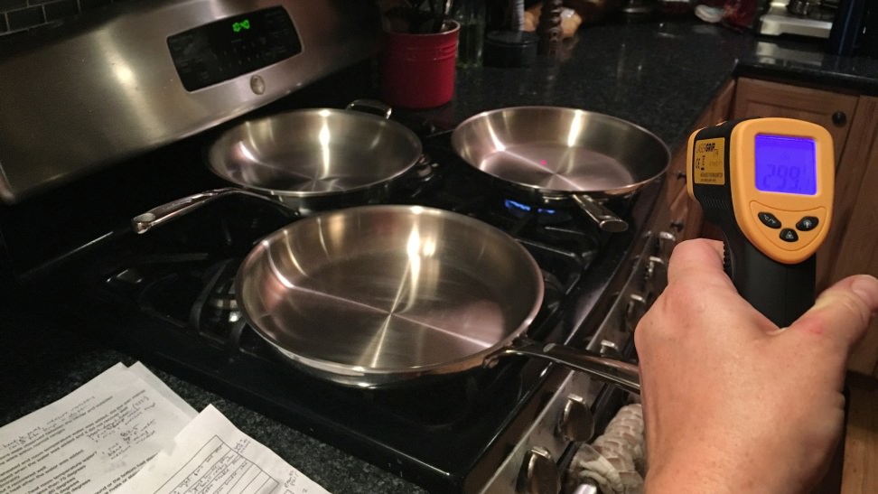 Stainless Steel Skillet Testing