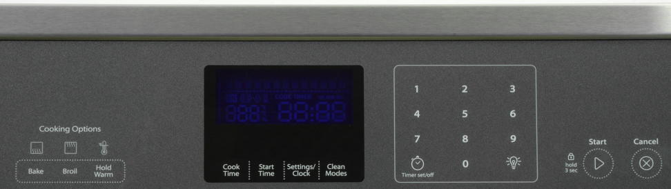 Whirlpool WOS51EC0AS Controls