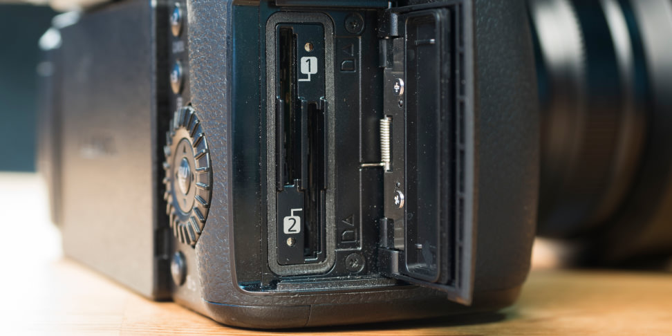 Panasonic Lumix GH5 SD Slots