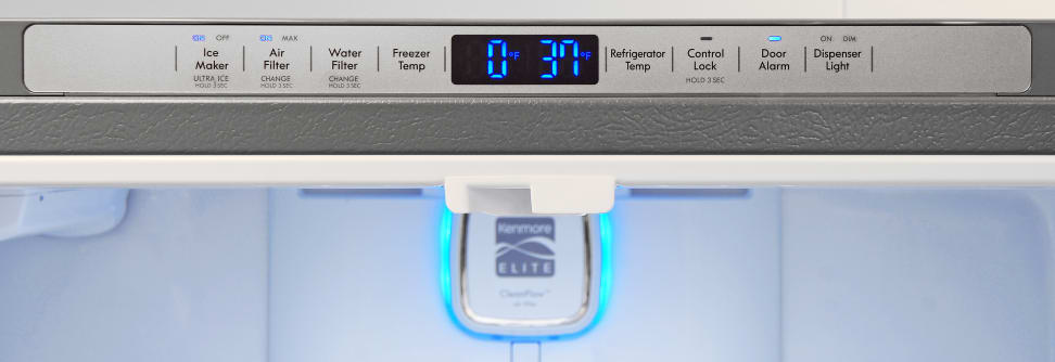 Kenmore Elite 74025 Controls