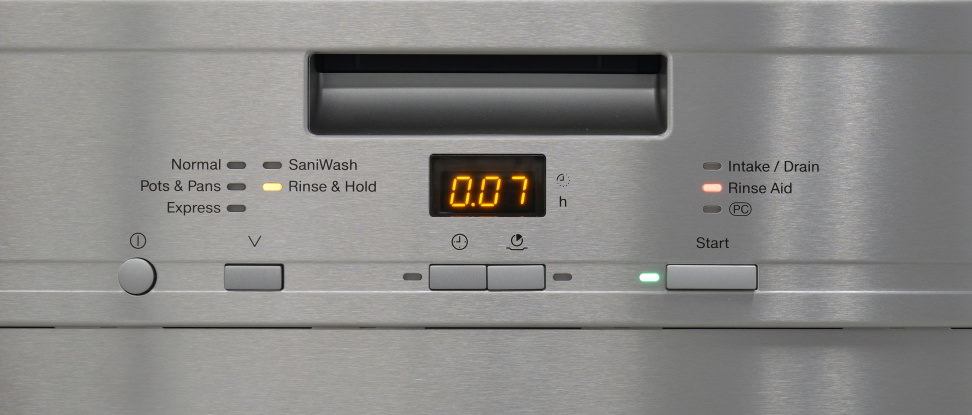 Miele G4925SCU—Control Panel