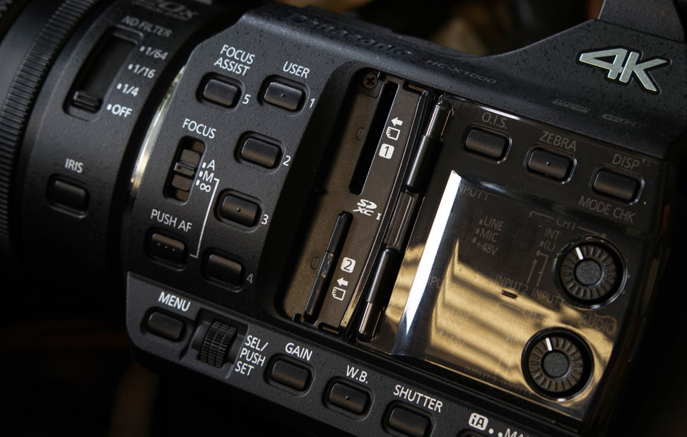 HC-X1000 - Dual SD Ports
