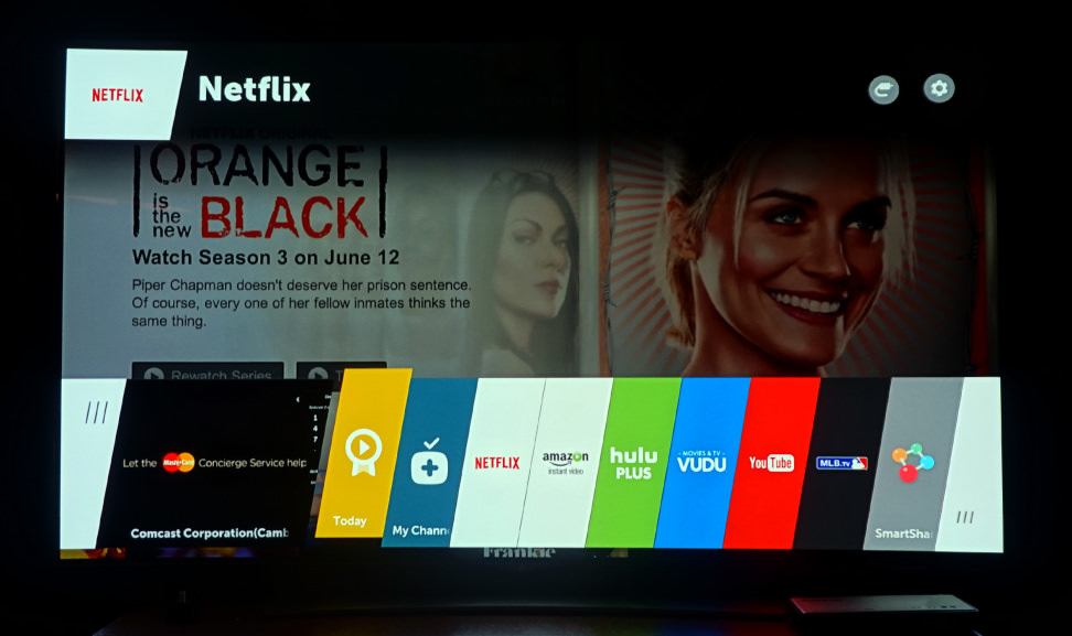 LG WebOS 2.0 Smart TV Interface