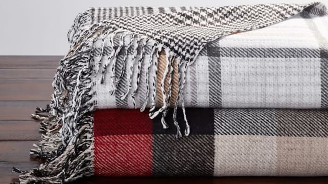 Pottery Barn Whitaker Reversible Throw