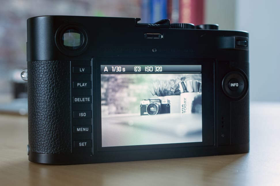 Leica M Monochrom Rear LCD