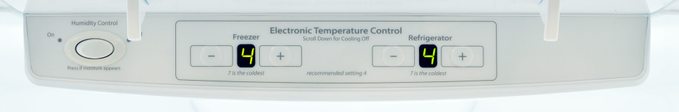 Whirlpool WRF535SMBM Controls