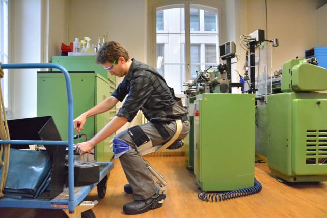 Chairless Chair - Smaller Workshop Setting