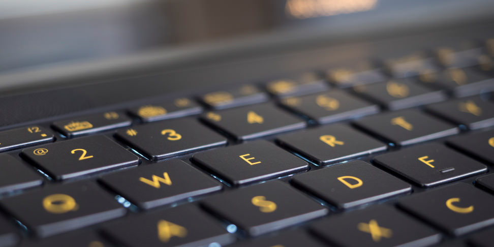 Asus ZenBook 3 Keyboard