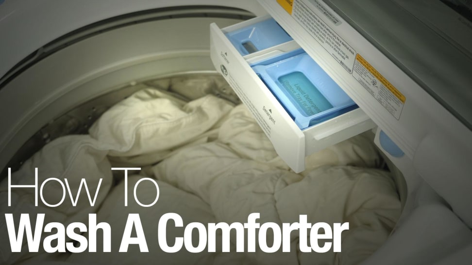How to wash and dry a comforter or duvet in the washing machine at home