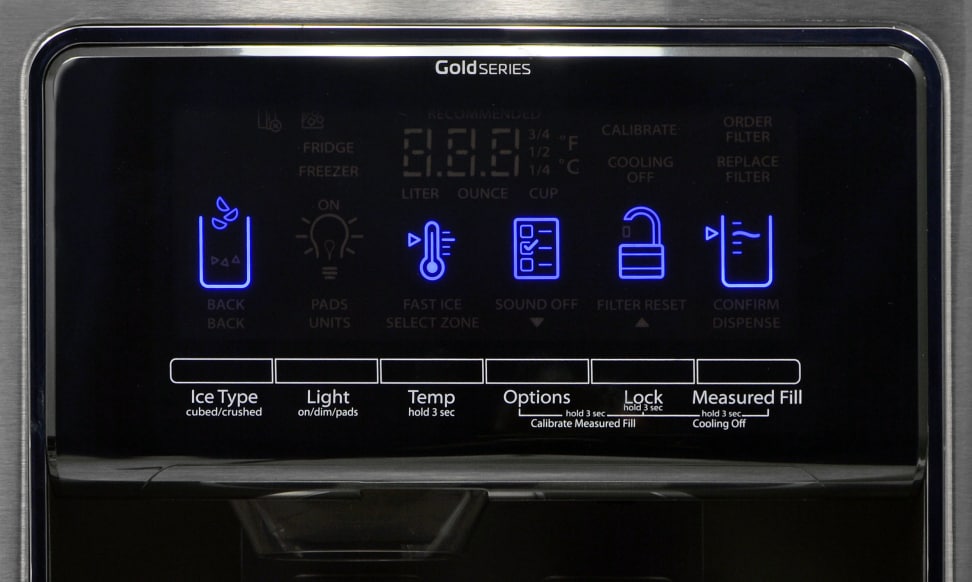 Whirlpool WRS975SIDM Controls