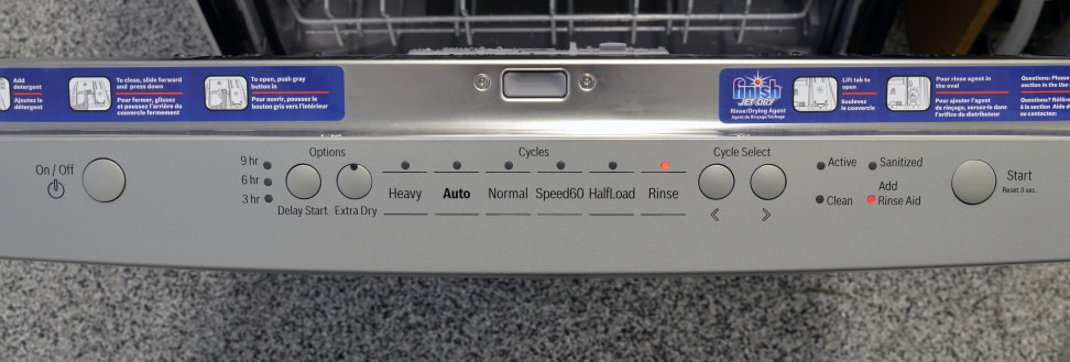 Bosch SHS5AV55UC—Controls