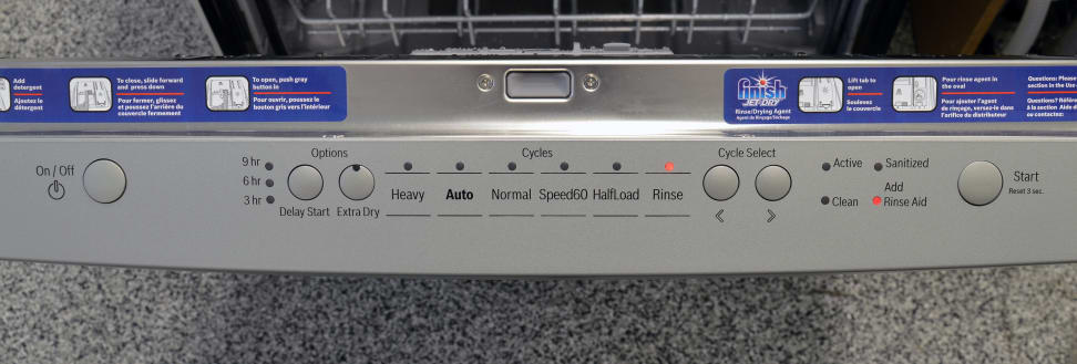 Bosch SHS5AV55UC—Controls