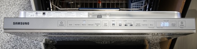 Samsung DW80H9970US Cycle Controls