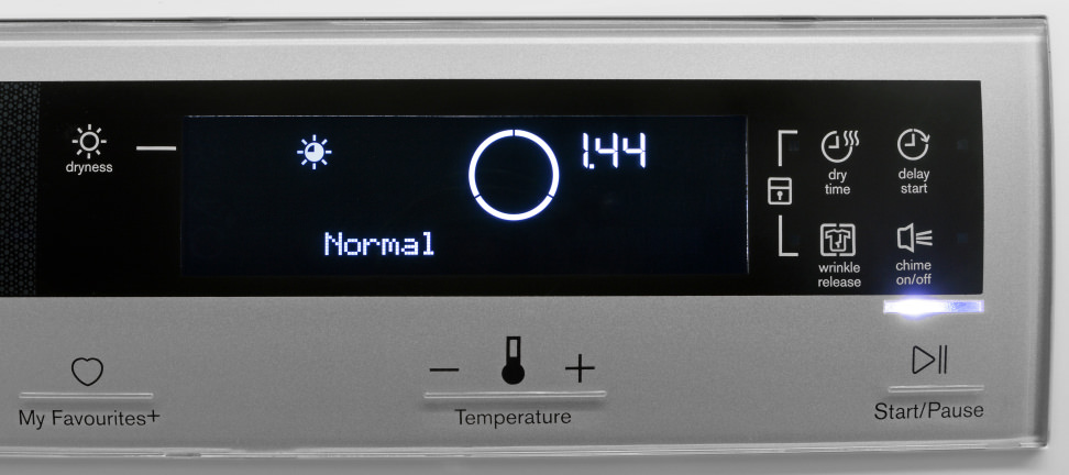 Electrolux EIED200QSW Controls