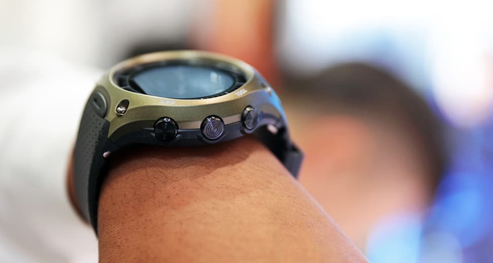 Casio Outdoor Smart Watch Buttons