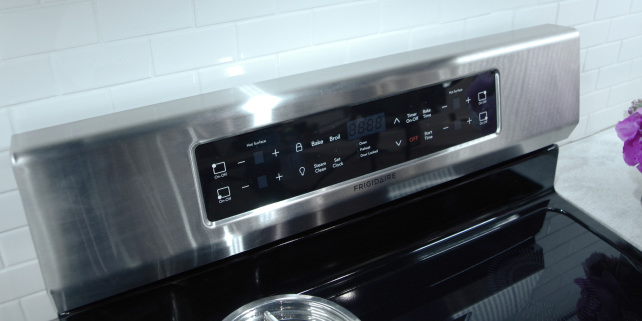 Frigidaire induction range controls