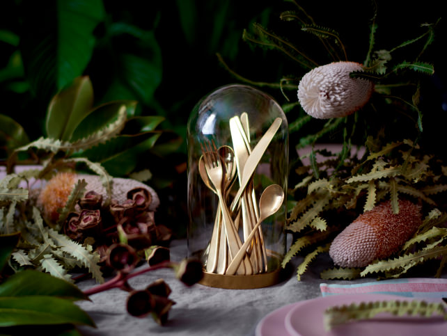 Brass-cutlery